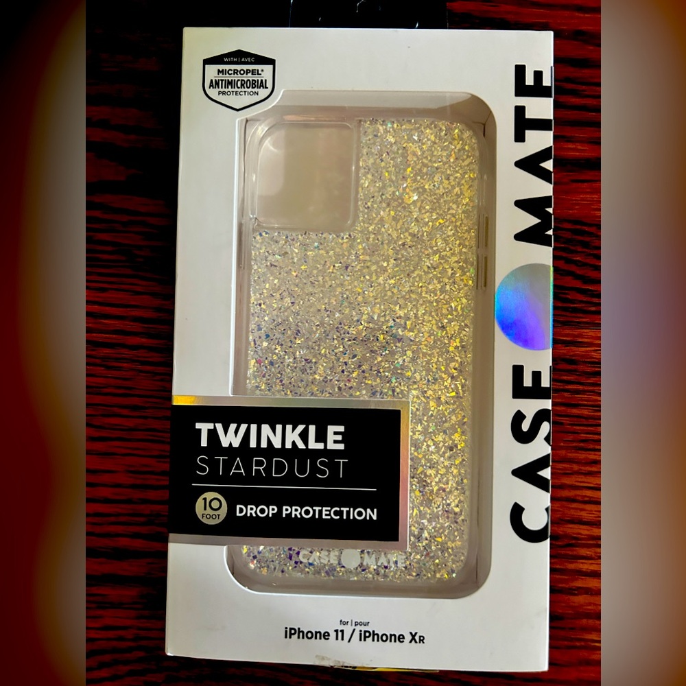 New In Box Case-Mate StarDust Twinkle Stardust Sparkle Case for Iphone 11 or X